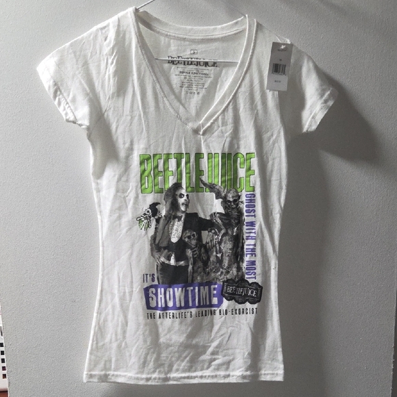 Ripple Junction Tops - Ripple Junction Beetlejuice Graphic Tee